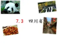 中图版七年级下册地理 7.3四川省 课件