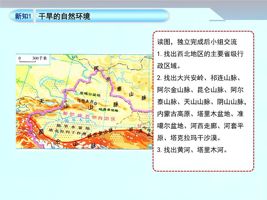 商務(wù)星球版八下地理 8.1西北地區(qū) 區(qū)域特征 課件第5頁