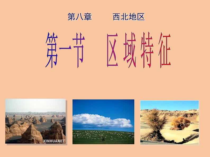 商务星球版八下地理 8.1西北地区 区域特征 课件第3页