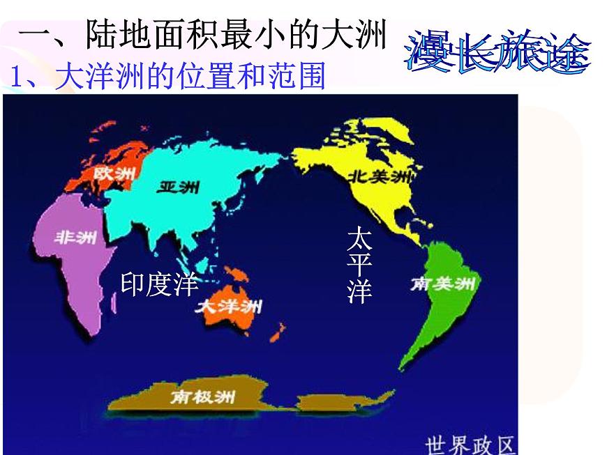 粵教版七年級(jí)下冊(cè)地理 10.3大洋洲概述 課件第4頁