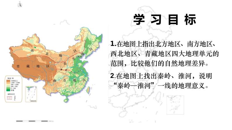 【精品课件】2022年地理八下人教版 5.1 中国的地理差异 课件02