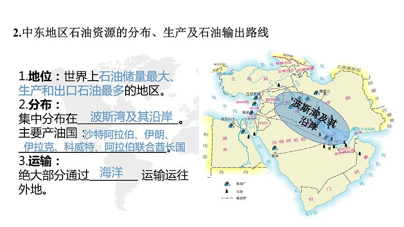 【精品课件】2022年地理七下人教版 8.5 本章复习与测试 课件第4页