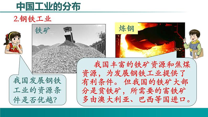 4.2.2 工业-2021-2022学年八年级地理上册同步课堂备课课件(湘教版)第4页