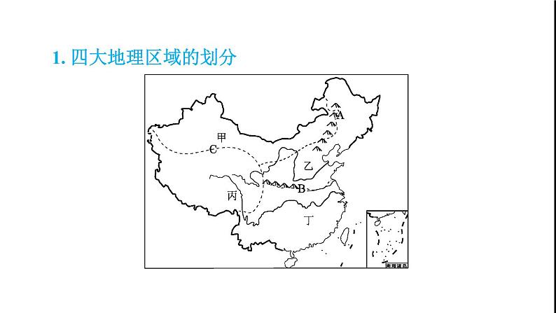 晋教版八年级地理下册第5章我国的地域差异巩固强化复习训练课件第6页