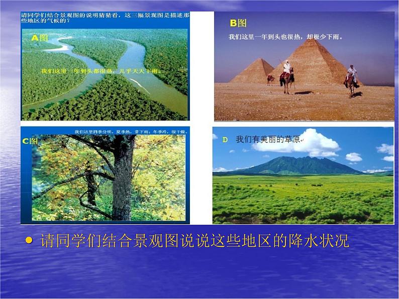 晋教版地理七年级上册 4.2 降水和降水的分布 课件第6页