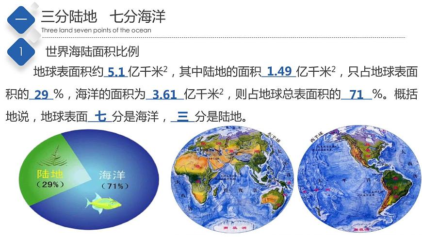 1.2 海陸分布（精品課件）-2022-2023學年八年級地理上冊同步備課系列（中圖版）第5頁