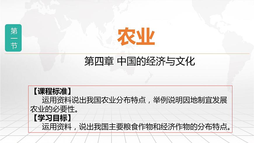 粵教版八上地理 4.1 農(nóng)業(yè)  PPT課件第2頁