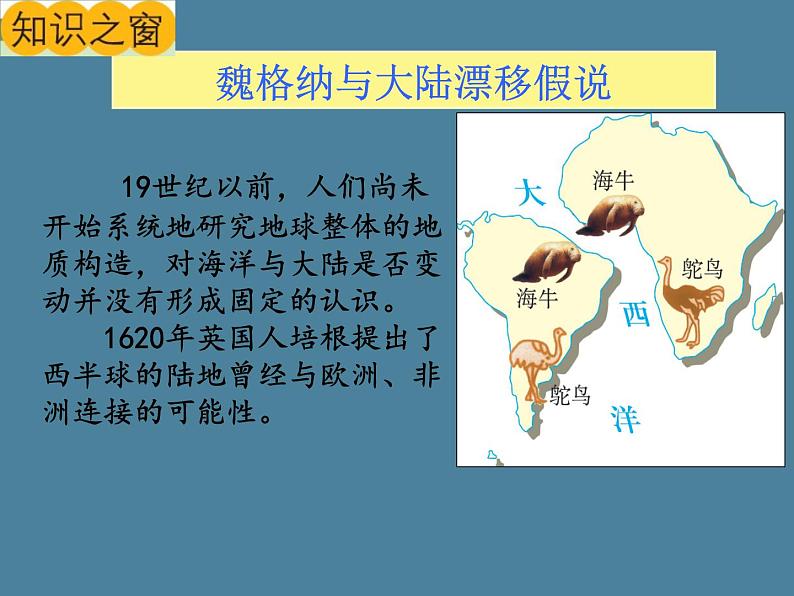 七地上册 粤教版 课件3.2 海洋与陆地的变迁第7页