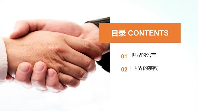 湘教版地理七年级上册 3.3 世界的语言和宗教 课件+同步练习03