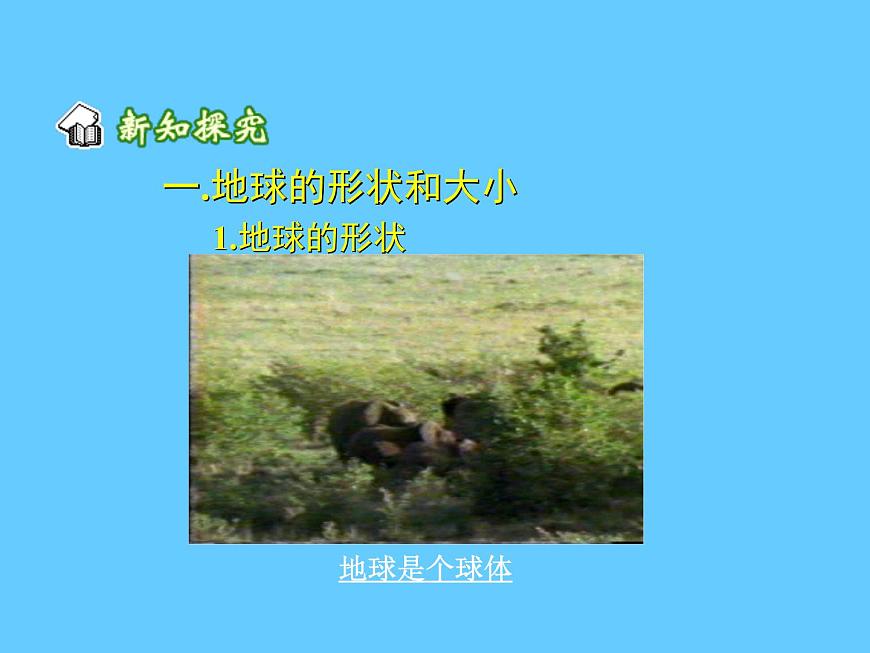 晉教版地理七年級(jí)上冊(cè)  1.1 認(rèn)識(shí)地球面貌 課件第3頁(yè)