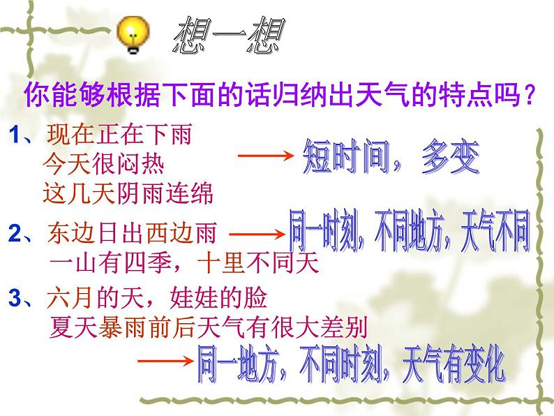 晋教版地理七年级上册 4.3 天气 课件08
