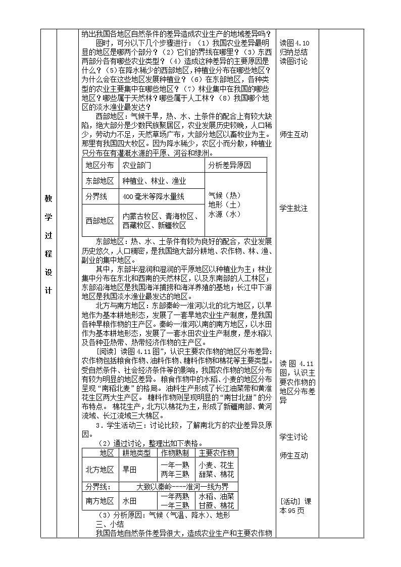 《农业》表格式教案第2页