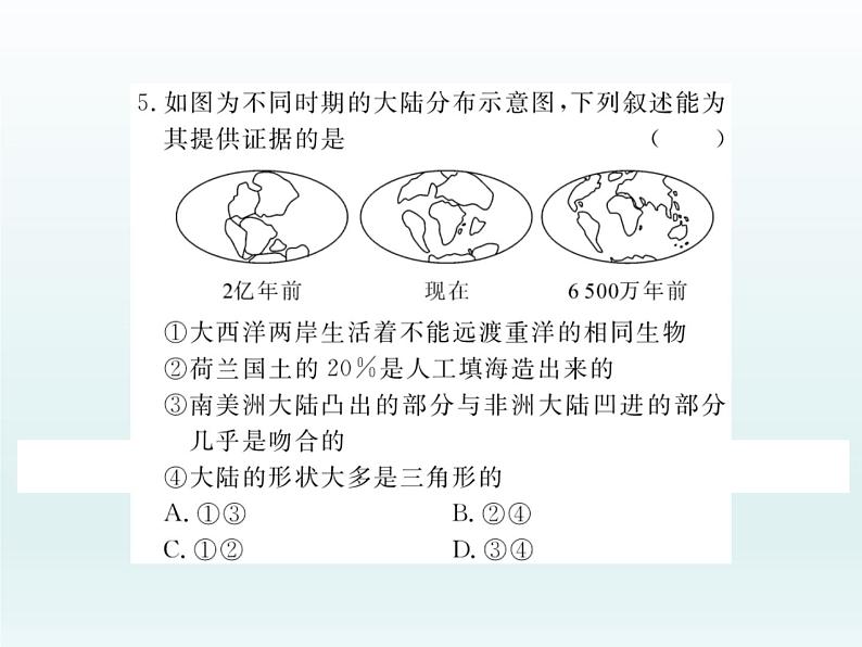 初中地理七上第二节 海陆的变迁课件A第8页