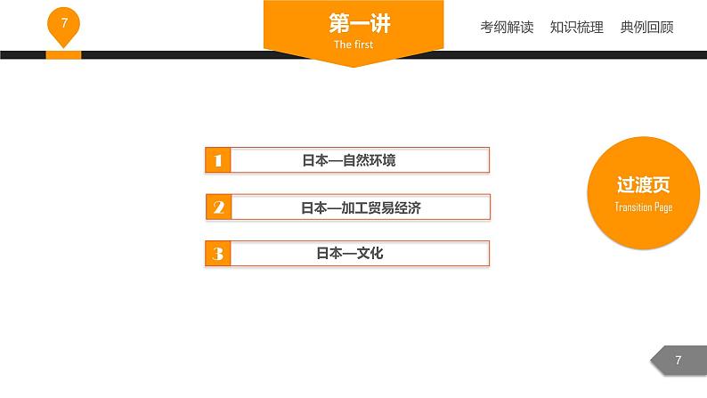 中考地理复习课件第七章我们邻近的国家和地区 (共53张PPT)第7页