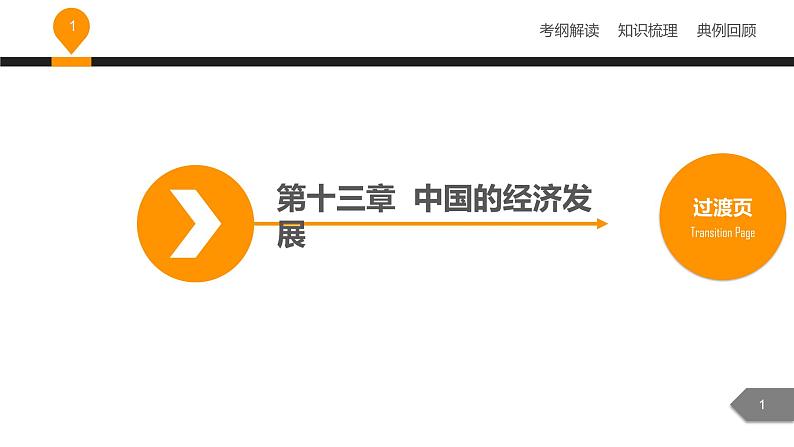 中考地理复习课件第十三章中国的经济发展 (共39张PPT)01