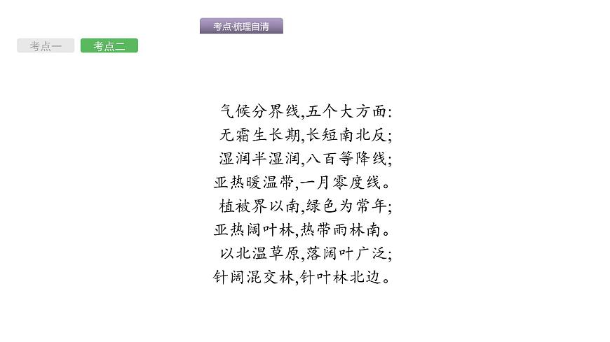 中考地理復(fù)習(xí)中考地理考前考點(diǎn)梳理第17講 中國(guó)的地理差異 (共45張PPT)第8頁(yè)