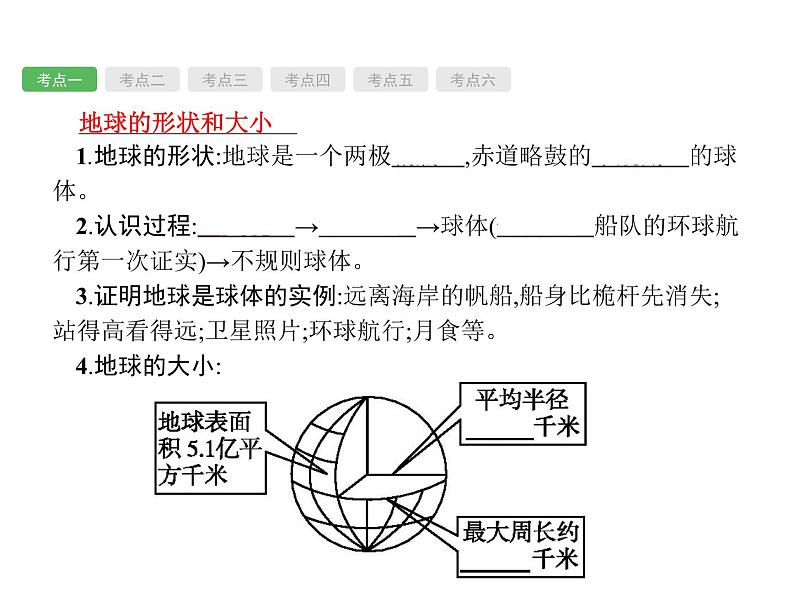 中考地理复习初中地理总复习课件:第1讲 地球和地图(共100张PPT)第4页