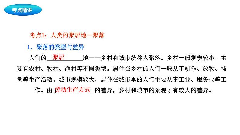 中考地理复习中考地理一轮复习:聚落、发展与合作课件03