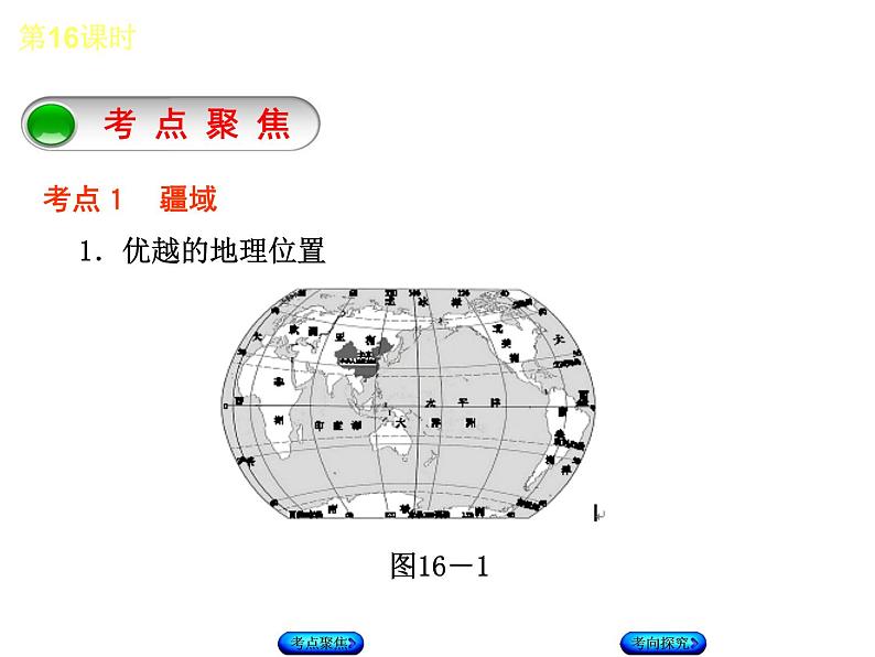 中考地理复习第一章 从世界看中国听课手册课件03