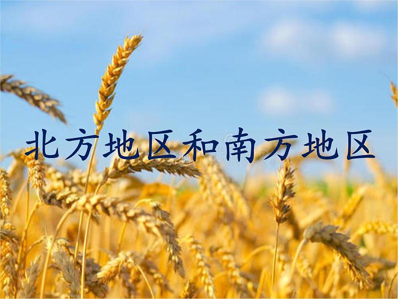 5.2北方地区和南方地区(精品课件)-2022-2023学年八年级地理下册同步备课系列(湘教版)01