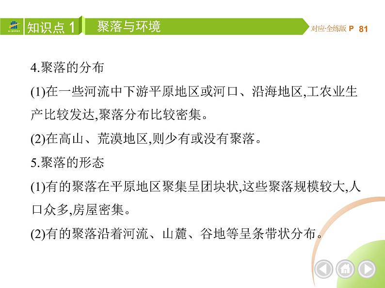人教版七年级上册04-第四章 居民与聚落 03-第三节 人类的聚居地——聚落课件+同步练习附答案05