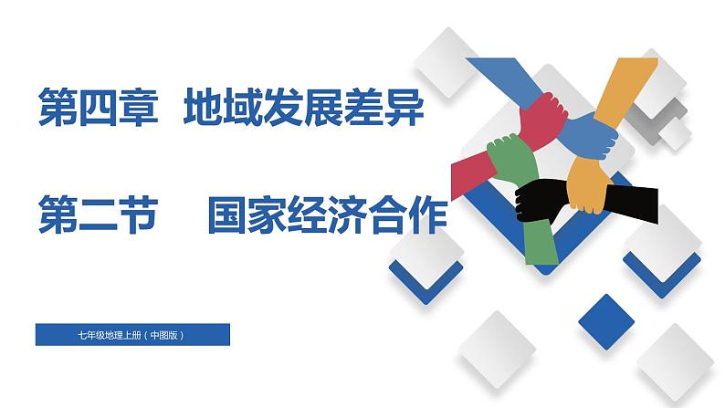 中图版八上地理4.2 国家经济合作 课件+教案01