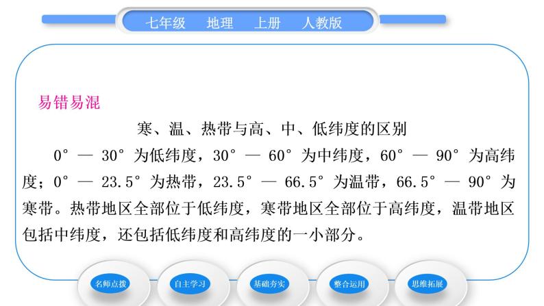 人教版七年级地理上第一章地球和地图第二节地球的运动第2课时地球的公转习题课件06