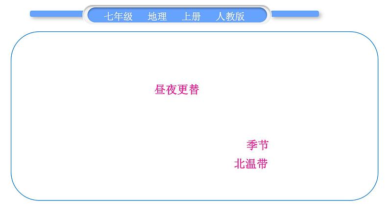 人教版七年级地理上第一章地球和地图第一单元复习与提升习题课件第5页