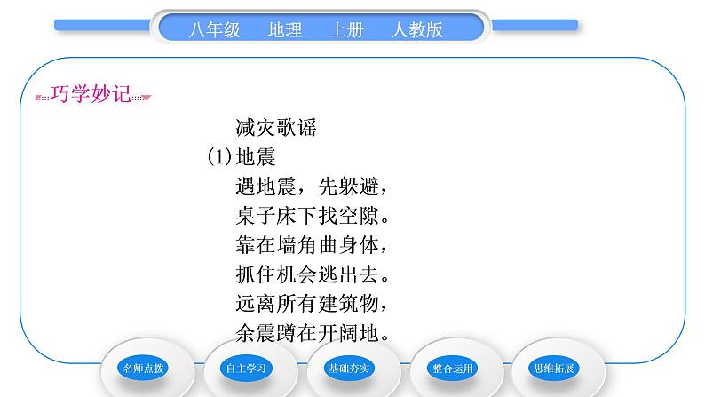 人教版八年级地理上第二章中国的自然环境第四节自然灾害习题课件第4页