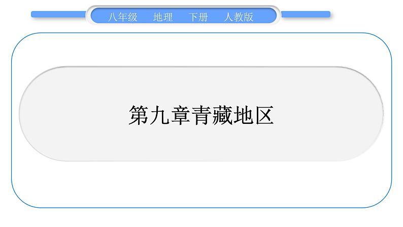 人教版八年级地理下地图专项复习第9章 青藏地区习题课件第1页
