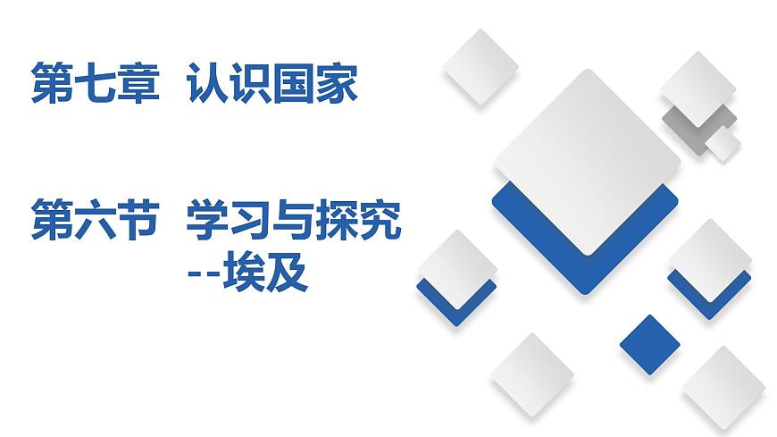 7.6  學習與探究—走進埃及（精品課件）-八年級地理下冊同步備課系列（中圖版）第1頁