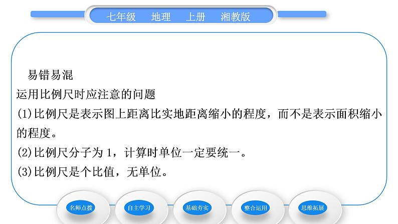 湘教版七年级地理上第一章让我们走进地理第二节我们怎样学地理习题课件05