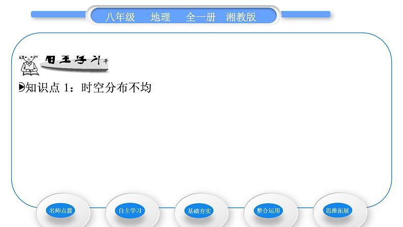 湘教版八年级地理上第三章中国的自然资源第三节中国的水资源习题课件第6页