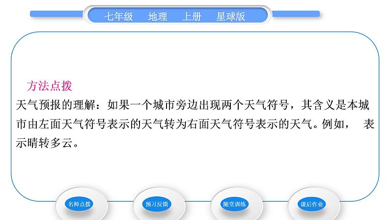 商务星球版七年级地理上第四章天气与气候第一节天气习题课件第4页