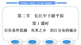 商务星球版八年级下册第二节 长江中下游平原习题课件ppt