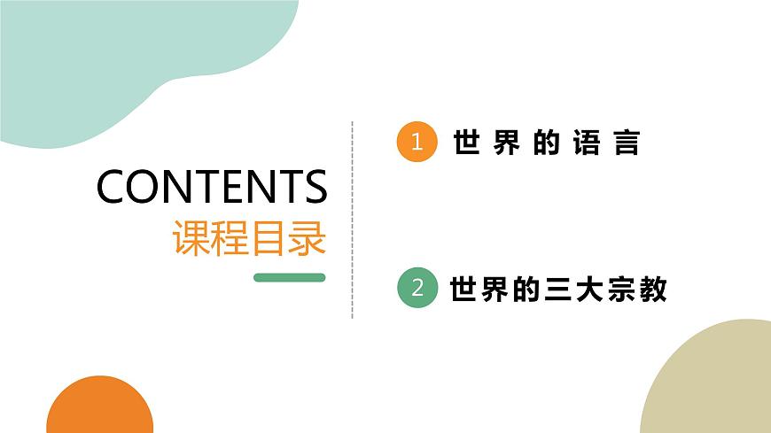 4.2世界的語言和宗教（課件）-七年級地理上冊同步精品課堂（人教版）第3頁