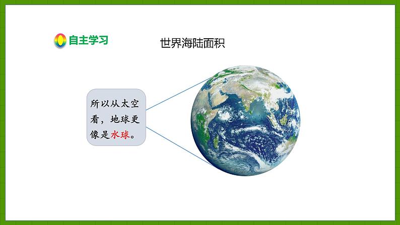 2.2.1 海洋与陆地 课件七年级地理上学期湘教版04