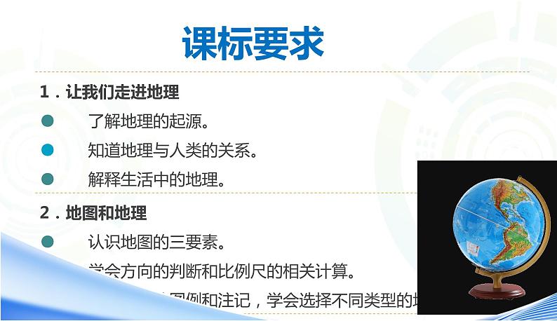 【期末考点串讲】2022-2023学年 湘教版地理 七年级上学期-知识串讲课件1-《让我们走进地理》第2页