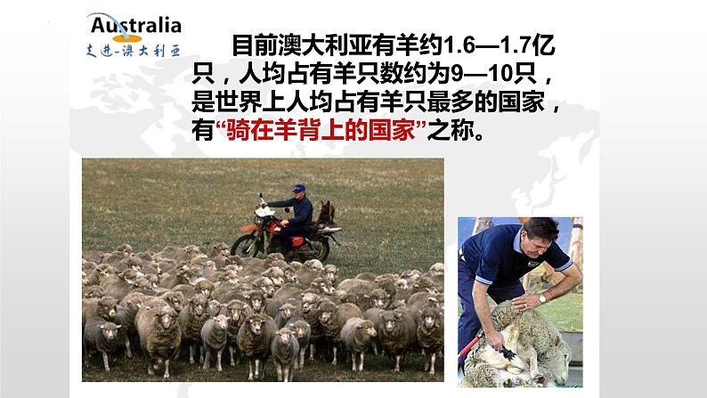 人教版地理七年级下册8.4 澳大利亚 第二课时 课件第3页