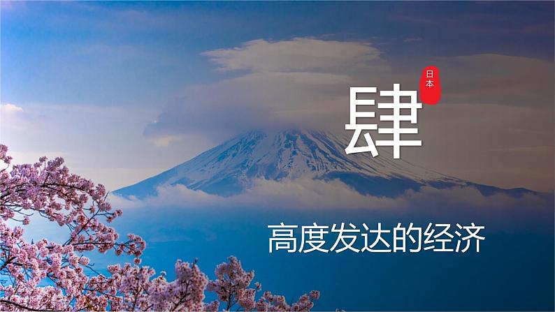湘教版地理七年级下册 8.1.2 日本 课件第4页