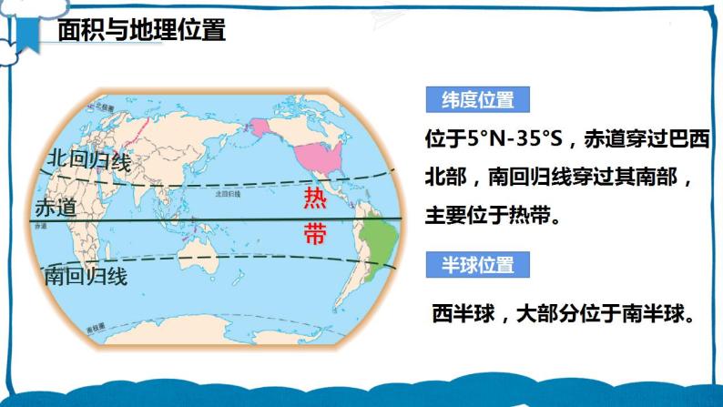 湘教版地理七年级下册 8.6 巴西 课件+教案07