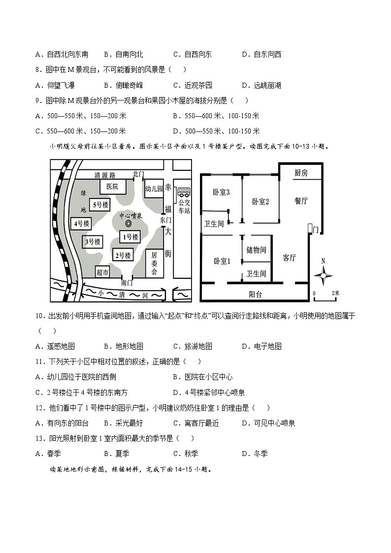 专题03 地图(专项训练)-【聚焦中考】2023年中考地理一轮复习课件+背诵要点+专项训练03