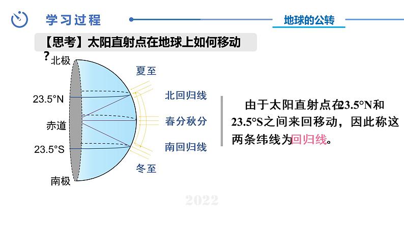 中图版八年级上册地理同步课件 第1章 第一节 地球的自转和公转( 第二课时)08