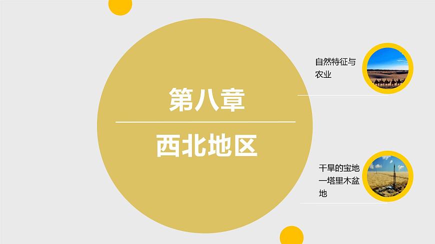 人教版地理八年級下冊  西北地區(qū)（單元復(fù)習(xí)）第1頁