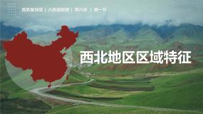初中地理商务星球版八年级下册第八章 西北地区第一节 区域特征示范课课件ppt