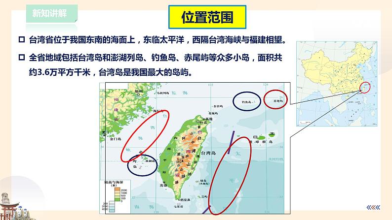 【粤教版】八下地理 7.6台湾省 (课件+教案+导学案)06