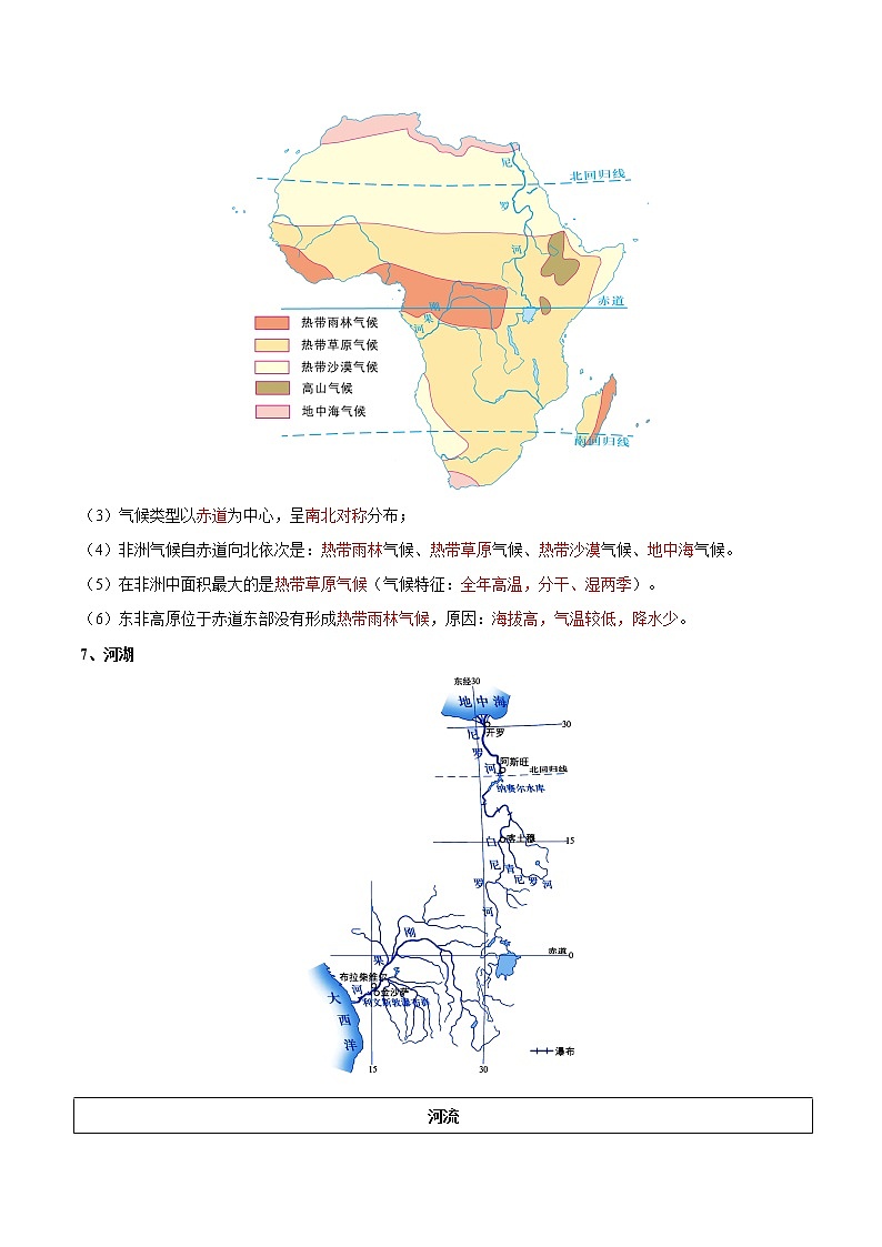 专题09 非洲和美洲(晨读晚默)-备战2023年中考地理一轮复习考点帮(全国通用)03