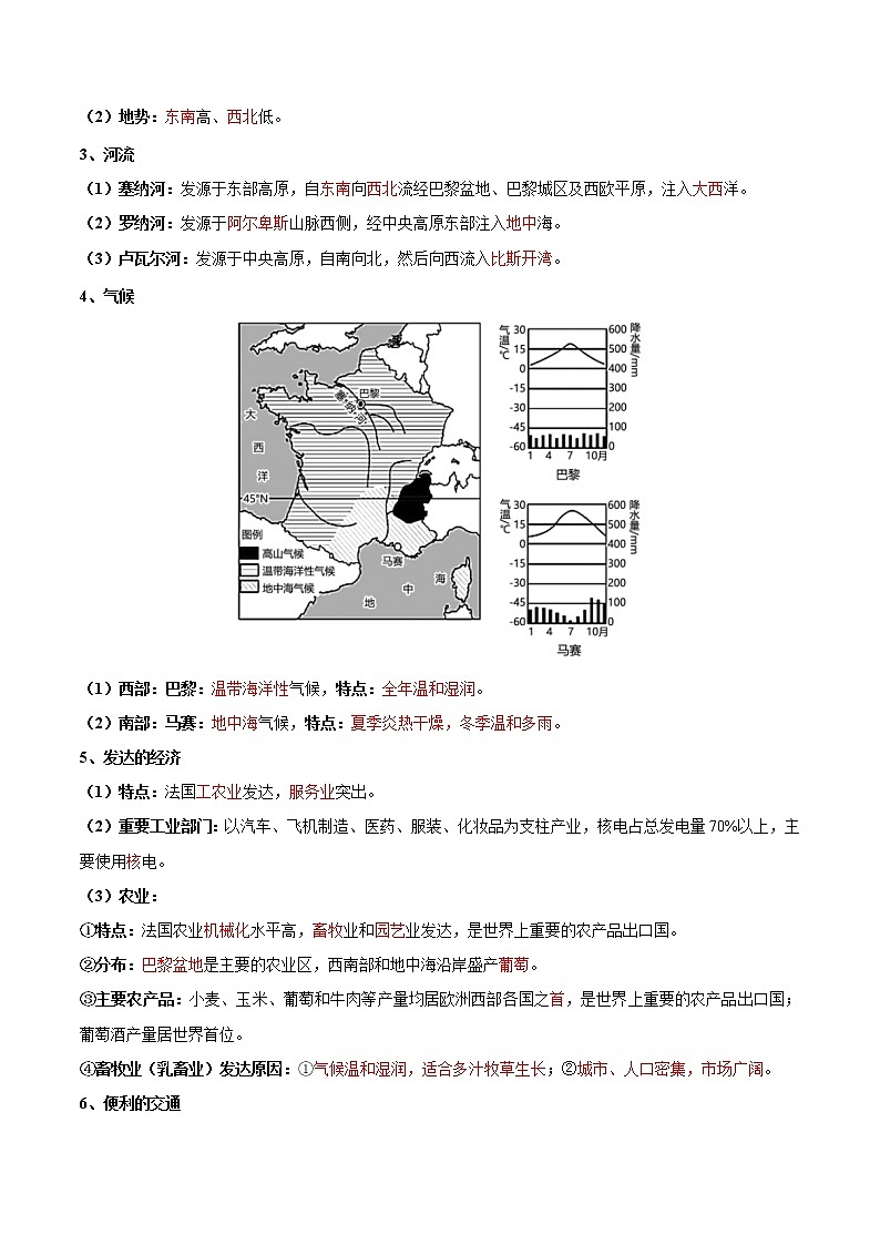 专题15 法国和澳大利亚(晨读晚默)(晨读版)第2页