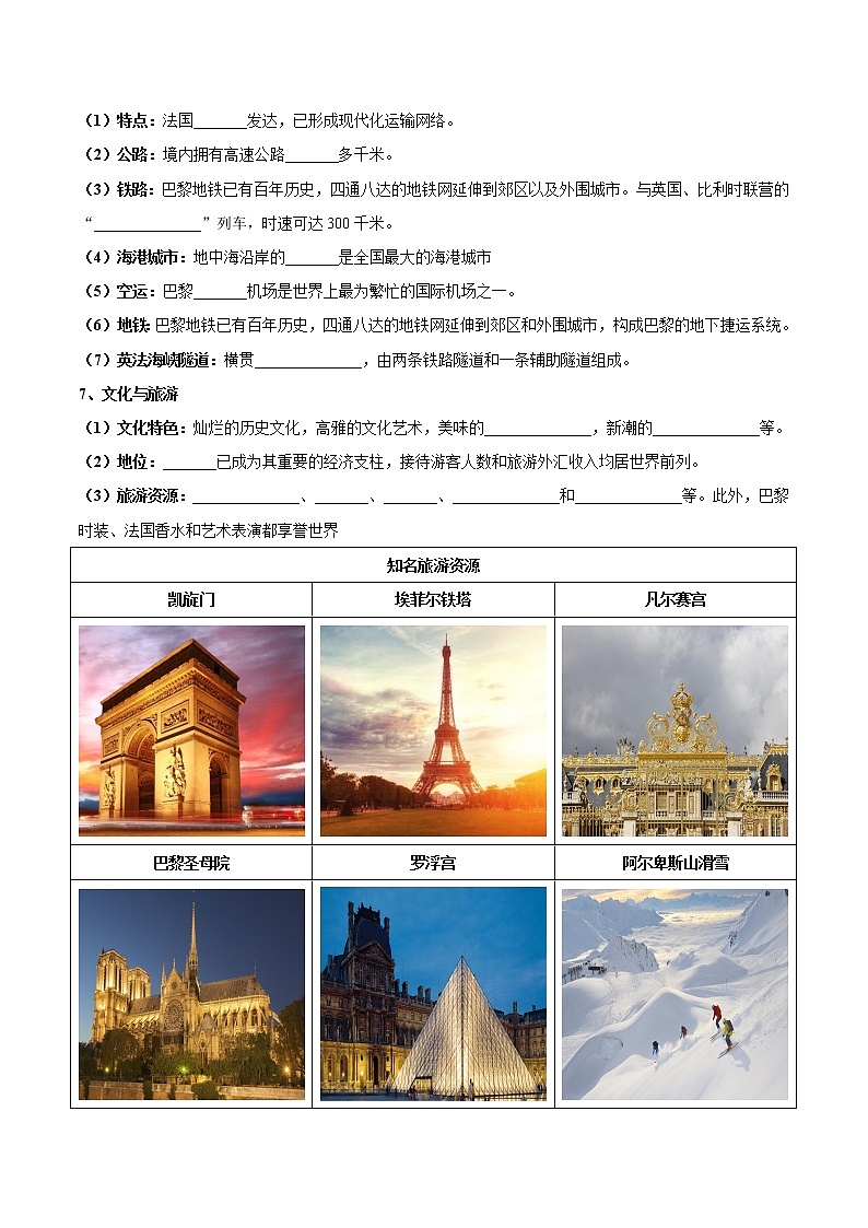 专题15 法国和澳大利亚(晨读晚默)(晚默版)第3页