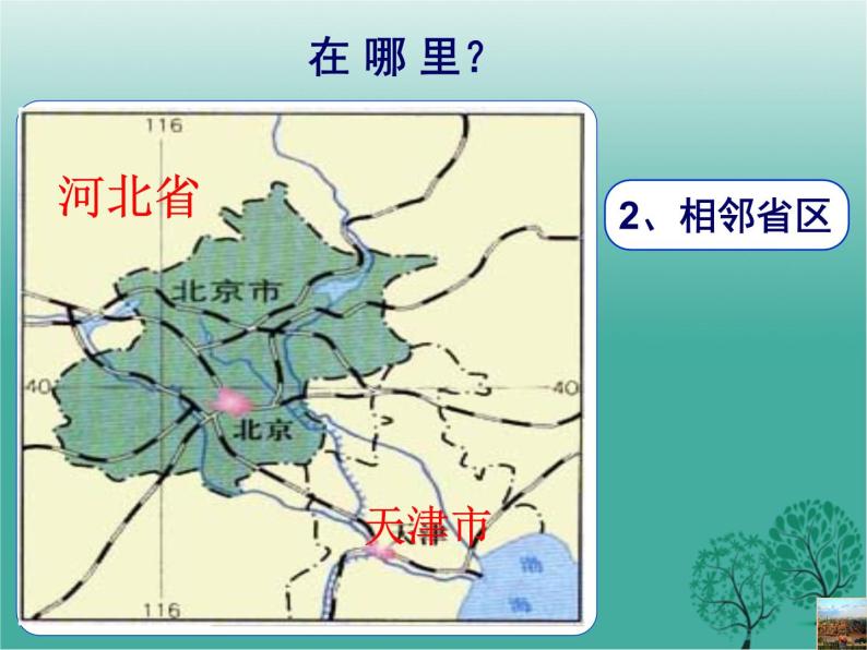 沪教版地理七年级下册 中国区域篇（下）1.1北京市 课件07